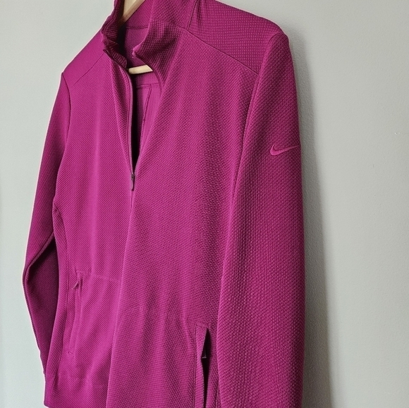 Nike Dri-FIT Quarter-Zip Training Pullover – Magenta Pink – Size M - Picture 3 of 7